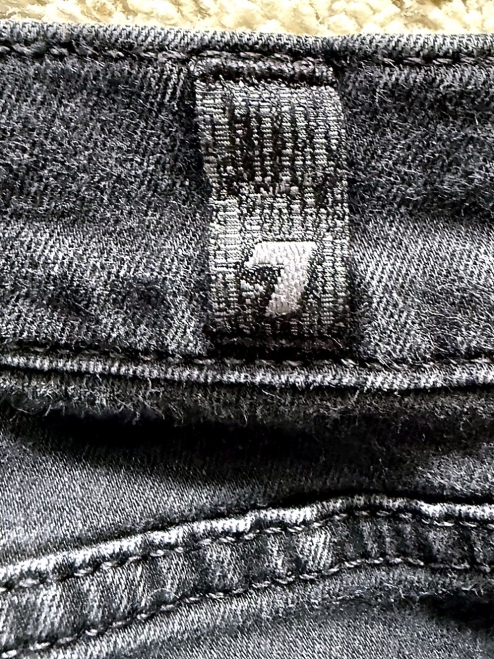 7 For All Mankind Black Bootcut Jeans – Women’s Size 27 – Soft Stretch Denim - Picture 7 of 10